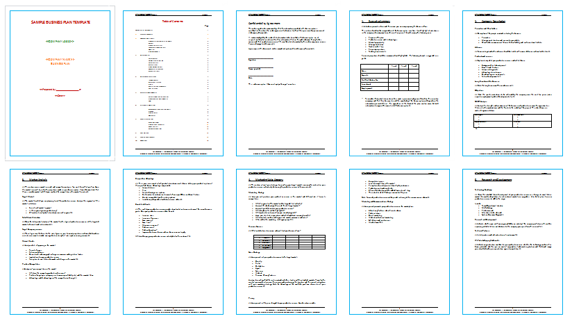 Documento de Plano de Negócios